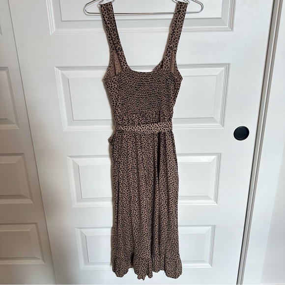 Abercrombie Midi Dress Animal Print Size Small - Picture 5 of 6